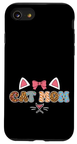 Entzückende Katze Mama Life | Süße Katzenmütter Kitty Cat Mom Hülle für iPhone SE (2020) / 7 / 8 von Meow Mood Apparel.USA