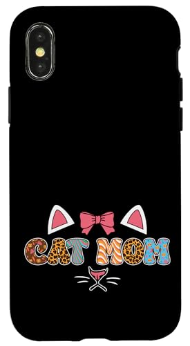 Entzückende Katze Mama Life | Süße Katzenmütter Kitty Cat Mom Hülle für iPhone X/XS Entzückende Katze Mama Life | Süße Katzenmütter Kitty Cat Mom Hülle für iPhone X/XS von Meow Mood Apparel.USA