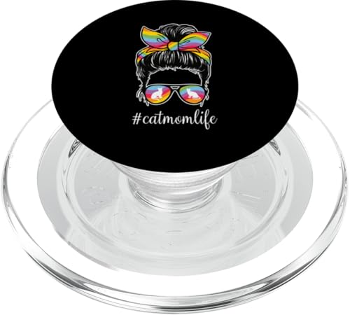 Entzückende Katze Mama Life | Süße Katzenmütter Kitty Cat Mom PopSockets PopGrip für MagSafe Entzückende Katze Mama Life | Süße Katzenmütter Kitty Cat Mom PopSockets PopGrip für MagSafe von Meow Mood Apparel.USA