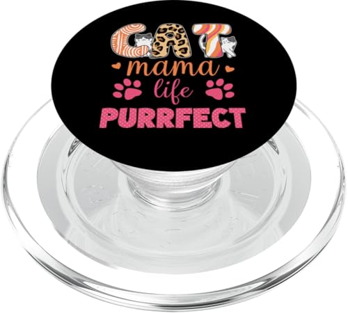 Entzückende Katze Mama Life | Süße Katzenmütter Kitty Cat Mom PopSockets PopGrip für MagSafe Entzückende Katze Mama Life | Süße Katzenmütter Kitty Cat Mom PopSockets PopGrip für MagSafe von Meow Mood Apparel.USA