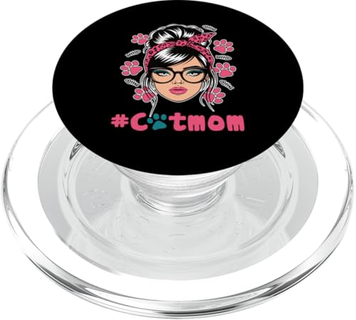 Entzückende Katze Mama Life | Süße Katzenmütter Kitty Cat Mom PopSockets PopGrip für MagSafe Entzückende Katze Mama Life | Süße Katzenmütter Kitty Cat Mom PopSockets PopGrip für MagSafe von Meow Mood Apparel.USA