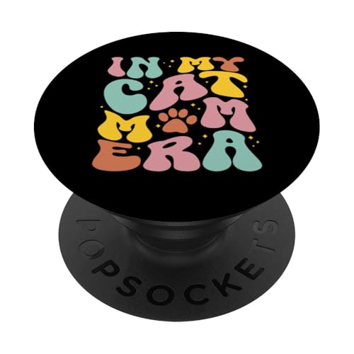 In My Cat Era Retro-Groovy für Katzenliebhaber, Katzenmütter und -väter PopSockets Klebender PopGrip In My Cat Era Retro-Groovy für Katzenliebhaber, Katzenmütter und -väter PopSockets Klebender PopGrip von Meow Mood Apparel.USA
