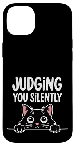 Judging You Silently Katzenhumor für Katzenliebhaber, Katzenmütter und Papa Hülle für iPhone 14 Plus Judging You Silently Katzenhumor für Katzenliebhaber, Katzenmütter und Papa Hülle für iPhone 14 Plus von Meow Mood Apparel.USA