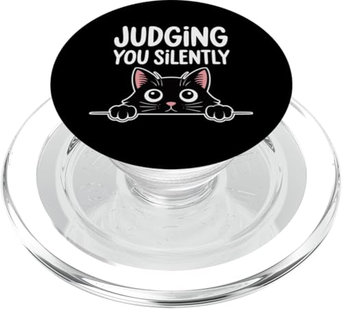 Judging You Silently Katzenhumor für Katzenliebhaber, Katzenmütter und Papa PopSockets PopGrip für MagSafe Judging You Silently Katzenhumor für Katzenliebhaber, Katzenmütter und Papa PopSockets PopGrip für MagSafe von Meow Mood Apparel.USA