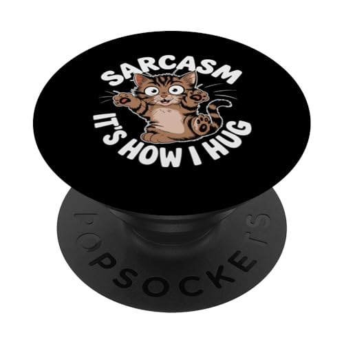 Liebenswerter Sarkasmus Wie ich Humor umarme Katzen lieben Katzenmütter & Väter PopSockets Klebender PopGrip Liebenswerter Sarkasmus Wie ich Humor umarme Katzen lieben Katzenmütter & Väter PopSockets Klebender PopGrip von Meow Mood Apparel.USA