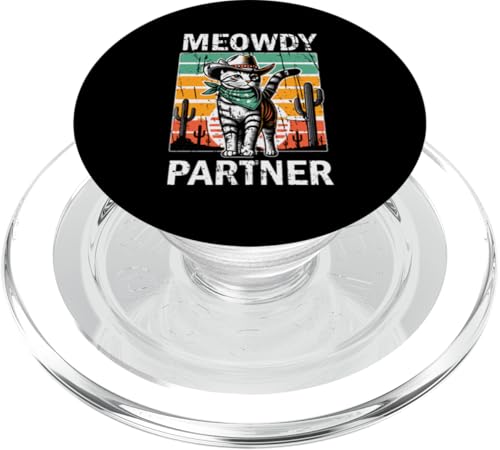 Lustige Cowboy-Katzen im Western-Stil, Katzenliebhaber, Mütter und Väter PopSockets PopGrip für MagSafe Lustige Cowboy-Katzen im Western-Stil, Katzenliebhaber, Mütter und Väter PopSockets PopGrip für MagSafe von Meow Mood Apparel.USA