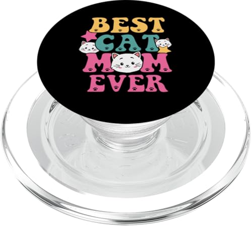 Niedliche Katzenliebhaber-Mama | Cute Pet Parent Best Cat Mom Ever PopSockets PopGrip für MagSafe Niedliche Katzenliebhaber-Mama | Cute Pet Parent Best Cat Mom Ever PopSockets PopGrip für MagSafe von Meow Mood Apparel.USA