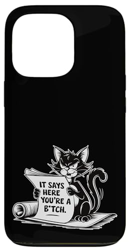 Sarkastischer schwarzer Katzen-Humor für Katzenliebhaber, Mütter und Väter Hülle für iPhone 13 Pro Sarkastischer schwarzer Katzen-Humor für Katzenliebhaber, Mütter und Väter Hülle für iPhone 13 Pro von Meow Mood Apparel.USA