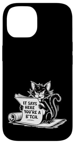 Sarkastischer schwarzer Katzen-Humor für Katzenliebhaber, Mütter und Väter Hülle für iPhone 14 Sarkastischer schwarzer Katzen-Humor für Katzenliebhaber, Mütter und Väter Hülle für iPhone 14 von Meow Mood Apparel.USA