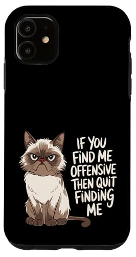 Süße, mürrische Kitty-Haltung für Katzenliebhaber, Katzenmütter und -papa Hülle für iPhone 11 Süße, mürrische Kitty-Haltung für Katzenliebhaber, Katzenmütter und -papa Hülle für iPhone 11 von Meow Mood Apparel.USA