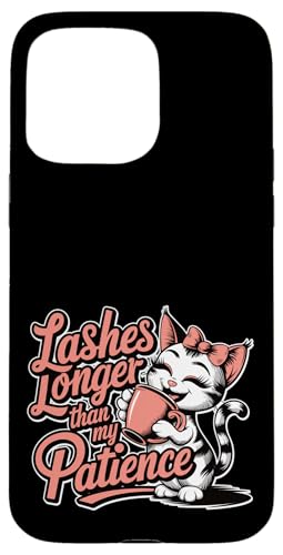 Wimpern länger als meine Geduld Sassy Cats Lover Cat Dad Moms Hülle für iPhone 15 Pro Max Wimpern länger als meine Geduld Sassy Cats Lover Cat Dad Moms Hülle für iPhone 15 Pro Max von Meow Mood Apparel.USA