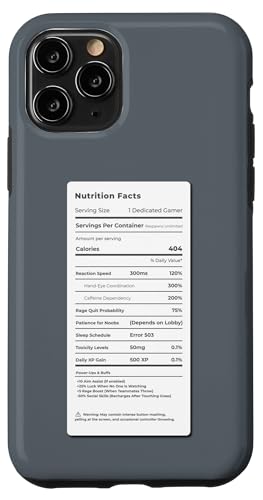 Gamer Fuel – Lustiges Gaming-Nährwertdesign Hülle für iPhone 11 Pro Gamer Fuel – Lustiges Gaming-Nährwertdesign Hülle für iPhone 11 Pro von Meowoods Studio