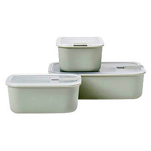 MEPAL Frischhaltedosen-Set EasyClip grün 2x 0,7 l und 1x 1,5 l, 1 Set von Mepal