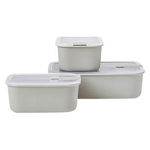 MEPAL Frischhaltedosen-Set EasyClip weiß 2x 0,7 l; 1,5 l, 1 Set von Mepal