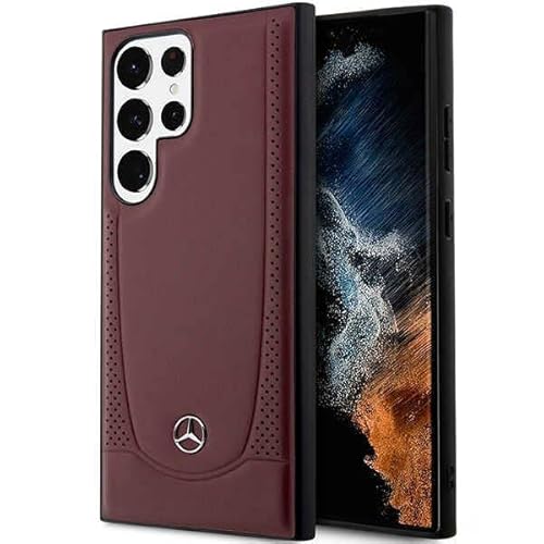 Hülle Mercedes MEHCS23LARMRE S23 Ultra S918 rot hardcase Leather Urban Bengale von Mercedes-Benz