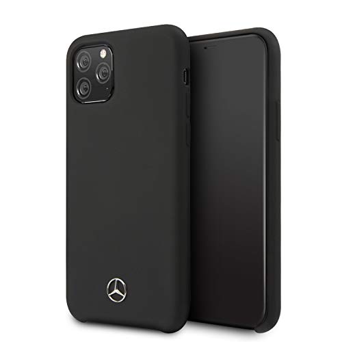 Mercedes-Benz Liquid Hard Case Hülle für Apple iPhone 11 Pro - Schwarz, MEHCN61VWOBR von Mercedes-Benz