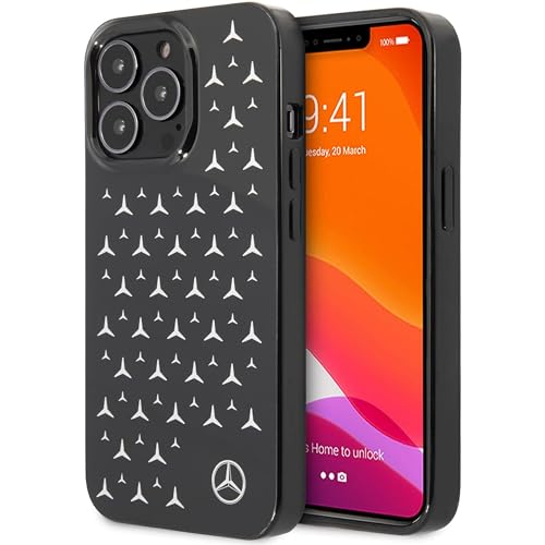 Mercedes-Benz MEHCP13LESPBK Hülle für iPhone 13 Pro / 13 6,1" schwarz Silver Stars Pattern Mercedes-Benz MEHCP13LESPBK Hülle für iPhone 13 Pro / 13 6,1" schwarz Silver Stars Pattern von Mercedes-Benz