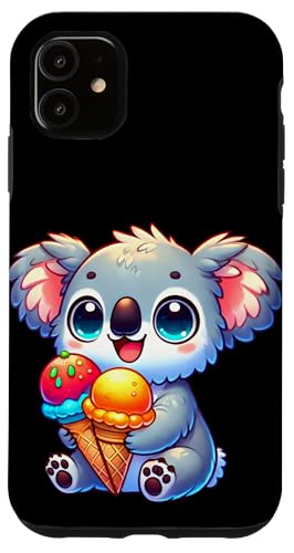 Hülle für iPhone 11 Adorable Kawaii Koala Eating Frozen Summer Day von Merch Kawaii By LAP