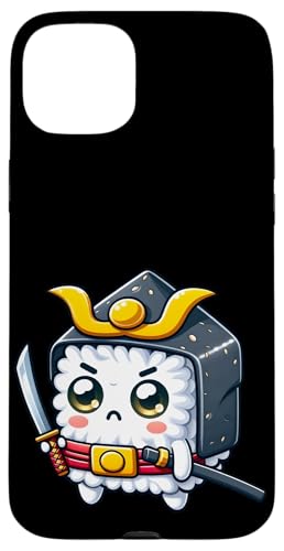 Kawaii Samurai Sushi: The Culinary Warrior Hülle für iPhone 15 Plus von Merch Kawaii By LAP