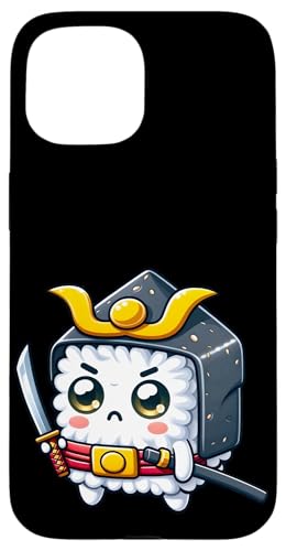 Kawaii Samurai Sushi: The Culinary Warrior Hülle für iPhone 15 von Merch Kawaii By LAP