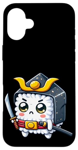 Kawaii Samurai Sushi: The Culinary Warrior Hülle für iPhone 16 Plus von Merch Kawaii By LAP