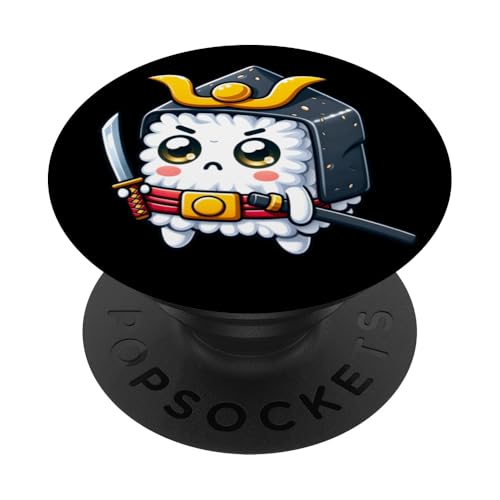 Kawaii Samurai Sushi: The Culinary Warrior PopSockets Klebender PopGrip Kawaii Samurai Sushi: The Culinary Warrior PopSockets Klebender PopGrip von Merch Kawaii By LAP