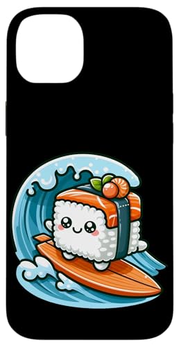 Kawaii Sushi Surfer Riding the Waves Hülle für iPhone 14 Plus von Merch Kawaii By LAP