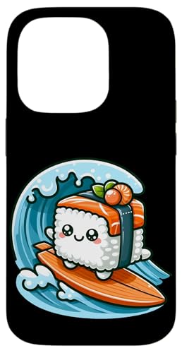 Kawaii Sushi Surfer Riding the Waves Hülle für iPhone 14 Pro von Merch Kawaii By LAP