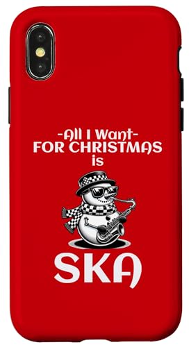 Alles was ich zu Weihnachten will ist Ska Hülle für iPhone X/XS von MerchByCraig