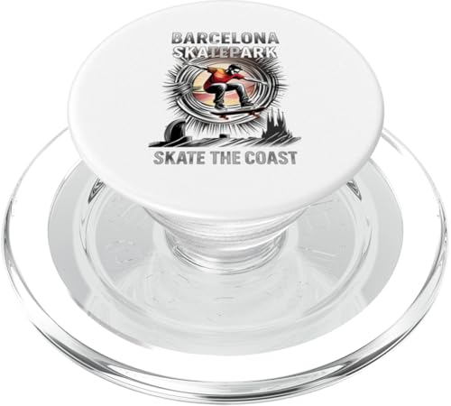 Barcelona Skatepark Skate The Coast PopSockets PopGrip für MagSafe Barcelona Skatepark Skate The Coast PopSockets PopGrip für MagSafe von MerchByCraig