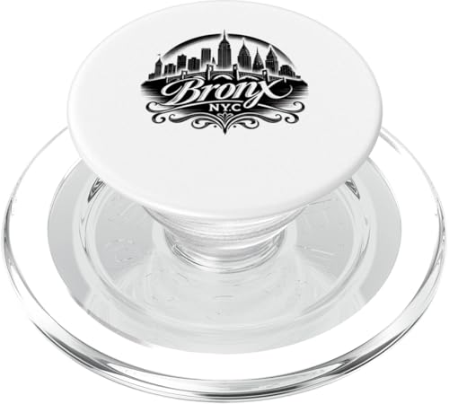 Cityscape Bronx NYC Typografie Street Art PopSockets PopGrip für MagSafe von MerchByCraig