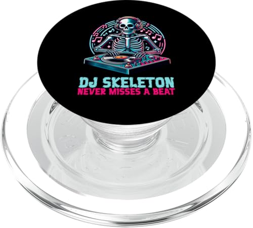 DJ Skeleton verpasst nie einen Beat PopSockets PopGrip für MagSafe von MerchByCraig