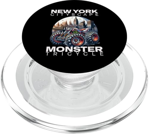 New York Cityscape Monster Dreirad PopSockets PopGrip für MagSafe New York Cityscape Monster Dreirad PopSockets PopGrip für MagSafe von MerchByCraig
