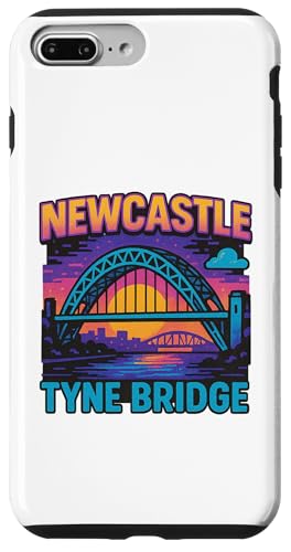 Newcastle Tyne Bridge Y2K Hülle für iPhone 7 Plus/8 Plus von MerchByCraig
