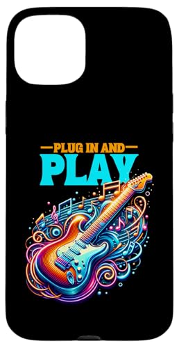 Plug In And Play (E-Gitarre) Hülle für iPhone 15 Plus von MerchByCraig