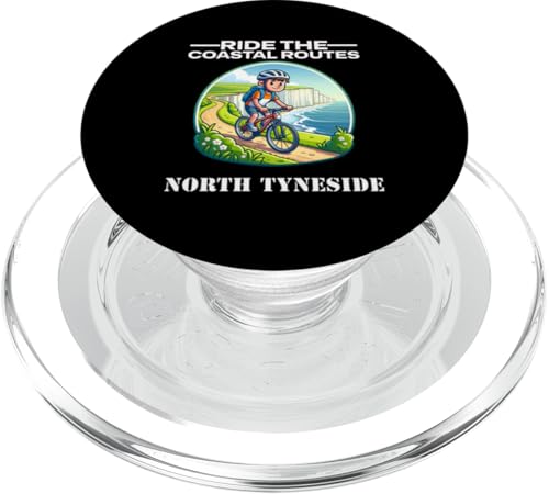 Ride The Coastal Routes North Tyneside (Radfahren) PopSockets PopGrip für MagSafe von MerchByCraig