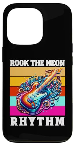 Rock The Neon Rhythm (E-Gitarre) Hülle für iPhone 13 Pro von MerchByCraig