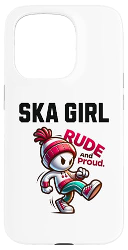Ska Girl Unhöflich und stolz im Cartoon-Stil Hülle für iPhone 15 Pro von MerchByCraig