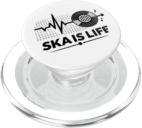Ska Is Life (Heartbeat-Schallplatte) PopSockets PopGrip für MagSafe von MerchByCraig
