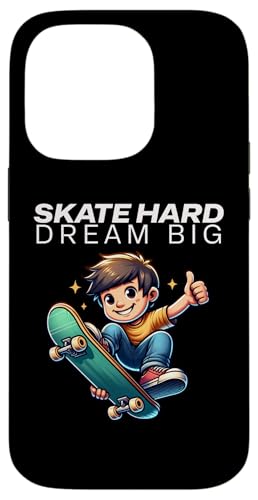 Skate Hard Dream Großer Skateboard-Cartoon-Stil Hülle für iPhone 14 Pro Skate Hard Dream Großer Skateboard-Cartoon-Stil Hülle für iPhone 14 Pro von MerchByCraig