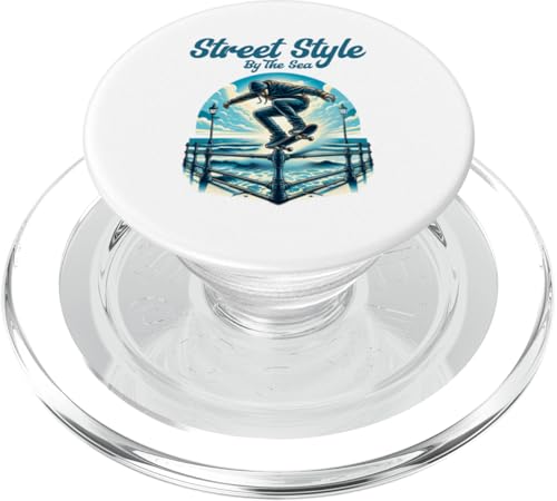 Skateboarden im Streetstyle am Meer PopSockets PopGrip für MagSafe Skateboarden im Streetstyle am Meer PopSockets PopGrip für MagSafe von MerchByCraig