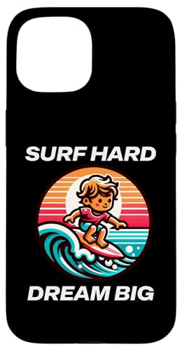 Surf Hard Dream Großer Cartoon-Stil Hülle für iPhone 15 Surf Hard Dream Großer Cartoon-Stil Hülle für iPhone 15 von MerchByCraig