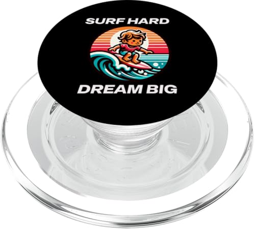 Surf Hard Dream Großer Cartoon-Stil PopSockets PopGrip für MagSafe Surf Hard Dream Großer Cartoon-Stil PopSockets PopGrip für MagSafe von MerchByCraig