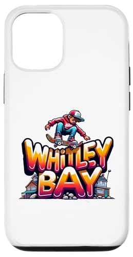 Whitley Bay Skateboarding, Cartoon-Stil Hülle für iPhone 12/12 Pro Whitley Bay Skateboarding, Cartoon-Stil Hülle für iPhone 12/12 Pro von MerchByCraig