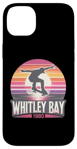 Whitley Bay Skateboarding 1980 Sunset (dunkel) Hülle für iPhone 14 Plus von MerchByCraig