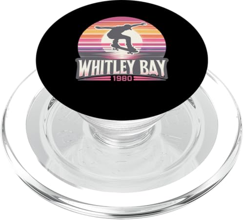 Whitley Bay Skateboarding 1980 Sunset (dunkel) PopSockets PopGrip für MagSafe von MerchByCraig