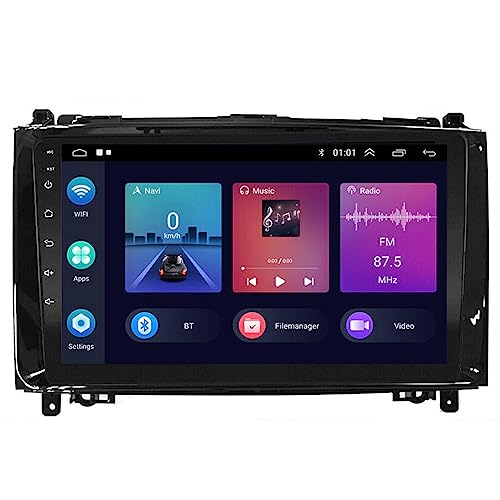 Merisny Android 10.0 Autoradio Für Mercedes-Benz A/B Klasse/Vito W169 W639 W245 GPS Navi von Merisny