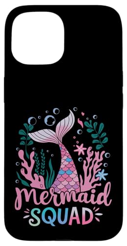 Meerjungfrau Meerjungfrau-Trupp Hülle für iPhone 15 von Mermaid Fable Mermaid Fairy Tale