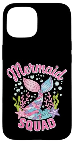 Meerjungfrau Meerjungfrau-Trupp Hülle für iPhone 15 von Mermaid Fable Mermaid Fairy Tale