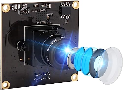 1080P Webcam Hochgeschwindigkeits USB3.0 USB Kameramodul mit IMX291 Sensor Minicam für industriell unterstützte OTG, 2MP USB Webkamera mit 0,01LUX Low Illumination für Android Windows Linux Mac von Mermaid